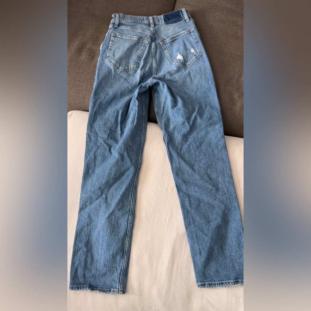 Abercrombie & Fitch 90s Straight Ultra High Rise Curve Love Jeans - Picture 4 of 7
